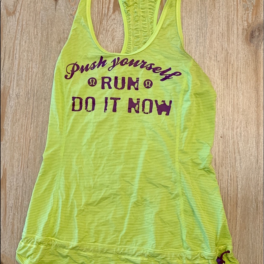 Lululemon running tank